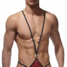 Мужское боди на лямках с открытыми ягодицами Мужское боди на лямках с открытыми ягодицами