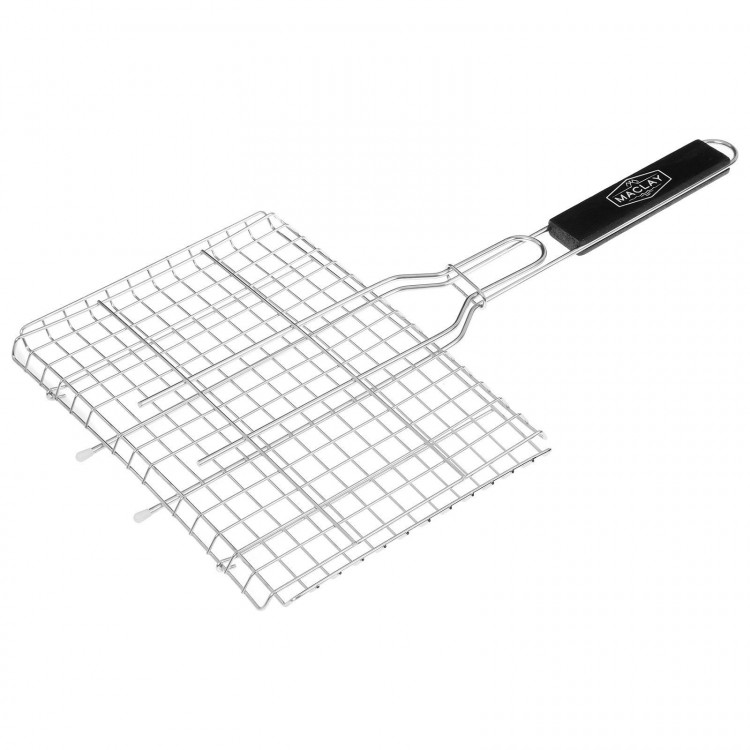 Решётка гриль Maclay Premium из нержавеющей стали (50х30 см) 