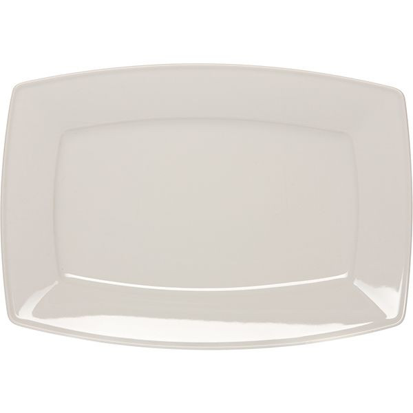 Блюдо «Виктория» прямоугольное;фарфор;,H=15,L=280,B=200мм;белый 