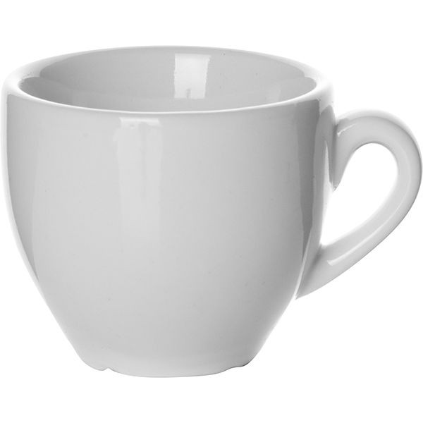 Чашка кофейная «Алберго»;фарфор;80мл;D=65,L=80мм;белый 