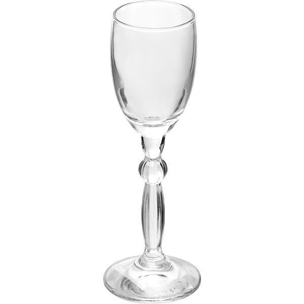 Рюмка «Стэп»;стекло;63мл;,H=155,L=40мм;прозр. 