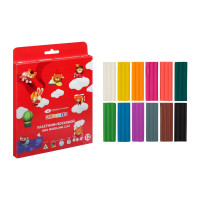 Пластилин мягкий (восковой) ЗХК  Цветик , 12 цветов, 180 г, со стеком, 3241785