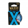 Классические презервативы в пластиковом кейсе MAXUS AIR Classic - 3 шт.