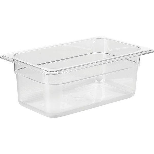 Прозрачная гастроемкость GN 1/4 из поликарбоната (объем 2,5 л.) 