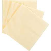 Кремовые бумажные двухслойные салфетки (33х33 см) - 200 шт.