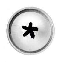 Насадка кондитерская «5-конечная звезда»;сталь нерж.;D=22/10,H=30мм;металлич.