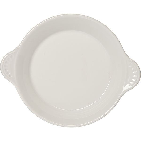 Форма для запекания «Америка» порционная;фарфор;230мл;D=190,H=25,L=190,B=160мм;белый 