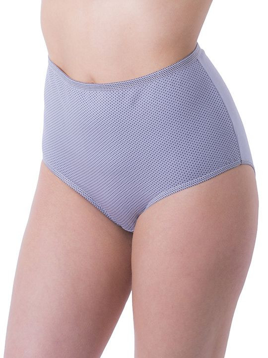 Женские трусы-макси plus size из хлопкового полотна 