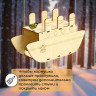 Кормушка для птиц «Кораблик» (24х8х14 см)