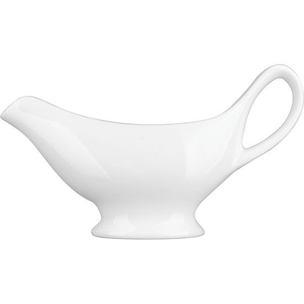 Соусник «Кунстверк»;фарфор;80мл;,H=85,L=150,B=45мм;белый 
