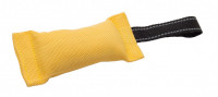 Игрушка для собаки из шланга Каскад 17х8 см желтая