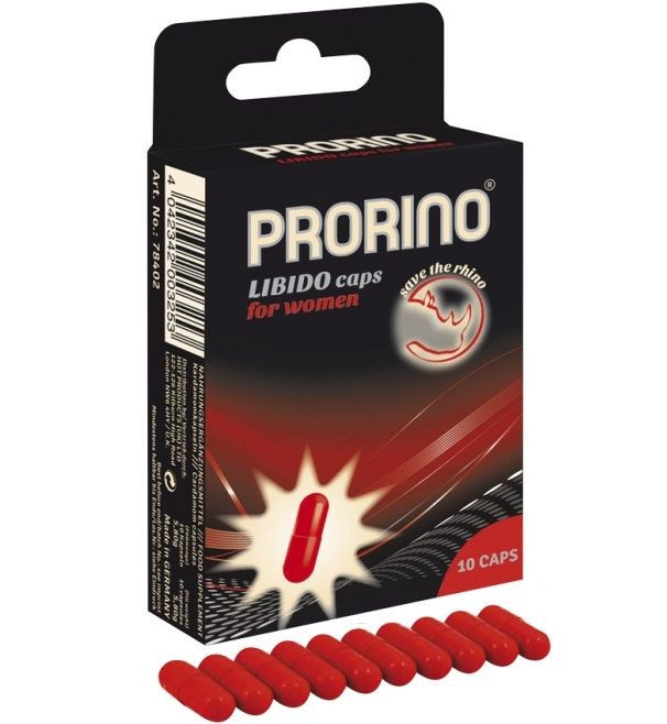 БАД для женщин ero black line PRORINO Libido Caps - 10 капсул 