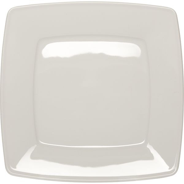 Тарелка «Виктория» квадратная;фарфор;,H=2,L=26,B=26см;белый 