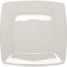 Тарелка «Виктория» квадратная;фарфор;,H=2,L=26,B=26см;белый