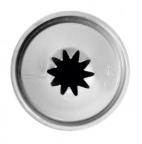 Насадка кондитерская «10-конечная звезда»;сталь нерж.;D=22/10,H=35мм;металлич.