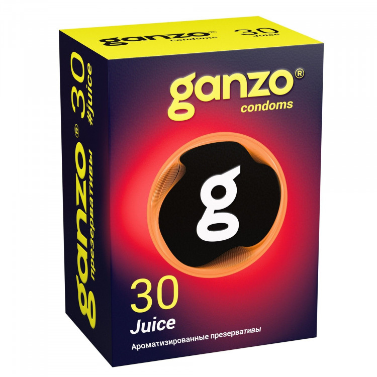 Ароматизированные презервативы Ganzo Juice - 30 шт. 
