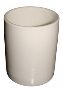 Белый стакан для зубочисток «Кунстверк» (диаметр 4,5 см)