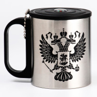 Термокружка с рисунком «Герб» (180 мл.)