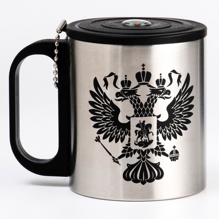 Термокружка с рисунком «Герб» (180 мл.) 