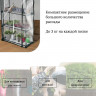 Парник-стеллаж для рассады с 4 полками (160х70х30 см)