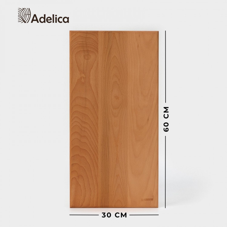 Доска разделочная Adelica «Профессиональная», 60×30×2 см, бук 