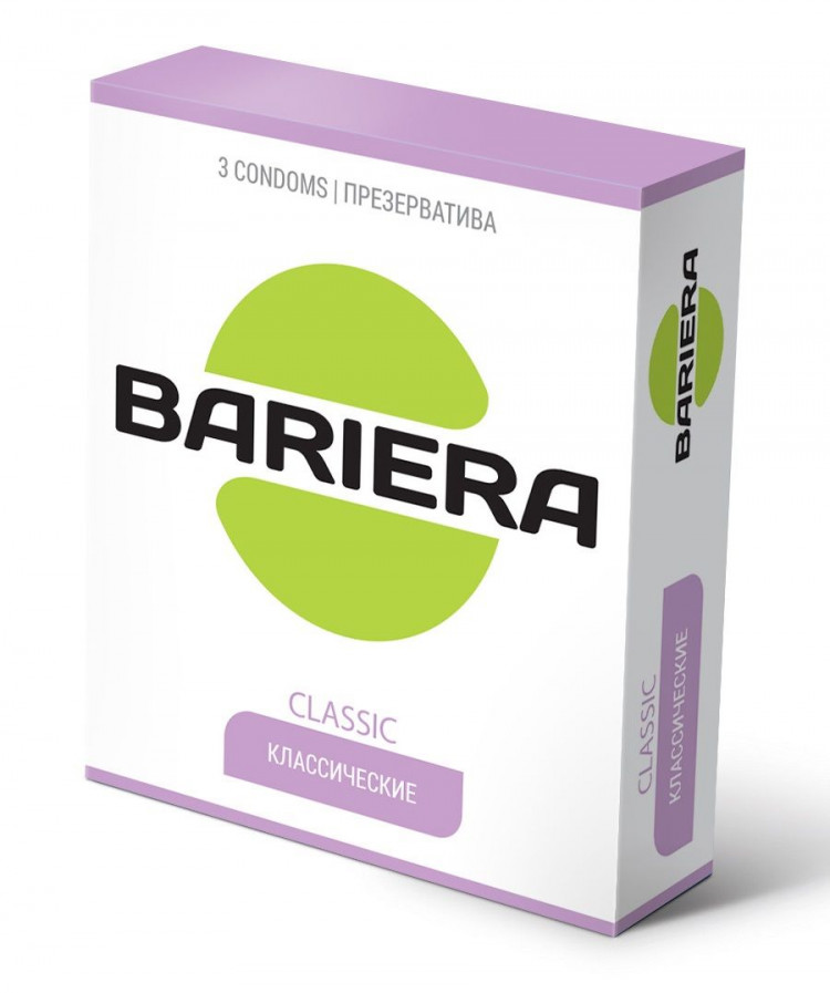Классические презервативы Bariera Classic - 3 шт. 