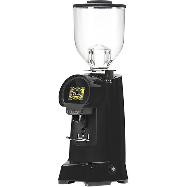 Кофемолка «Eureka Helios 65» (на 1,2 кг кофе);алюм.литой;,H=60,L=25,B=22см;280вт;черный,прозр. 