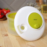 Центрифуга для сушки зелени Доляна Fresh cook, 3,7 л, пластик, цвет бело-зелёный