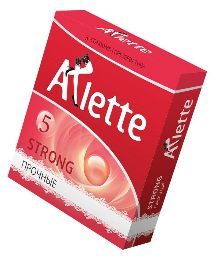 Ультрапрочные презервативы Arlette Strong - 3 шт. 