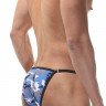 Синие камуфляжные трусы-танга Синие камуфляжные трусы-танга