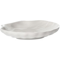 Блюдо «Кунстверк» ракушка;фарфор;D=160,H=15,L=175,B=55мм;белый