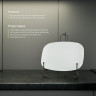 Черная подставка под тарелки (15,5х15,5х25 см)