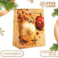 Новый год. Пакет подарочный, ламинированный,  Новогоднего настроения ,18 х 23 х 10 см.
