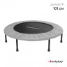 Батут детский ONLYTOP, d=101 см, цвет серый