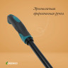 Прямые грабли с прорезиненной ручкой - 28,5 см.