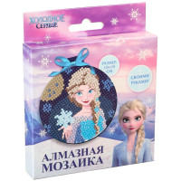 Алмазная мозаика на подвеске  Новый год  Холодное сердце