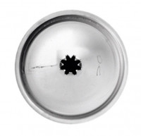 Насадка кондитерская «Звезда»;сталь нерж.;D=22/10,H=30мм;металлич.-