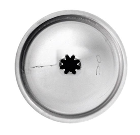 Насадка кондитерская «Звезда»;сталь нерж.;D=22/10,H=30мм;металлич.- 