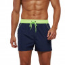 Темно-синие мужские шорты для пляжного отдыха