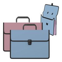 Папка-портфель А4, 2 отделения, ErichKrause  Matt Manga , микс