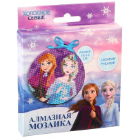 Алмазная мозаика на подвеске  Новый год  Холодное сердце.