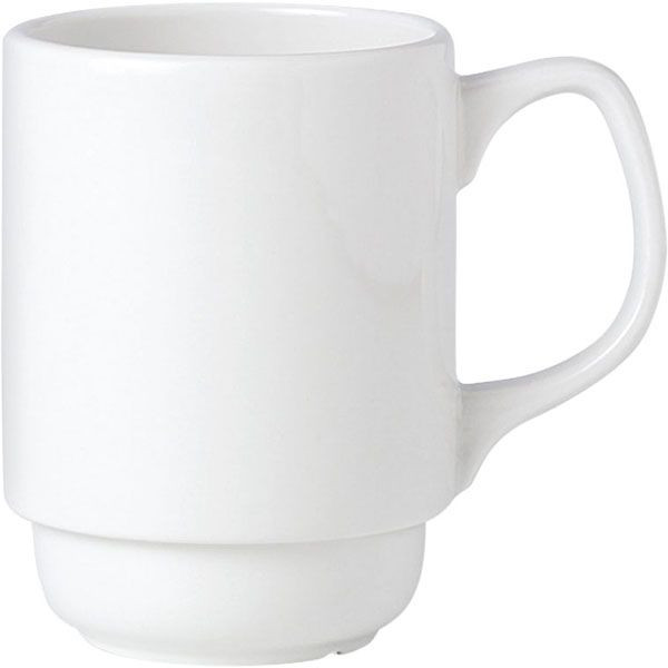 Кружка «Симплисити»;фарфор;260мл;D=7,H=10,L=10см;белый 