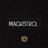 Блюдо фарфоровое 2-х ярусное Magistro «Галактика», 19/27×22 см, цвет чёрный
