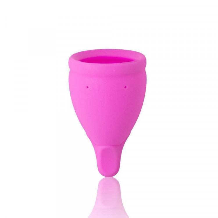 Розовая менструальная чаша Amphora S 