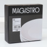 Тарелки обеденные фарфоровые Magistro Lofty, 6 предметов: d=26,7 см, цвет белый