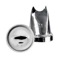 Насадка кондитерская «Полоска»;сталь нерж.;D=22/12,H=30мм;металлич.