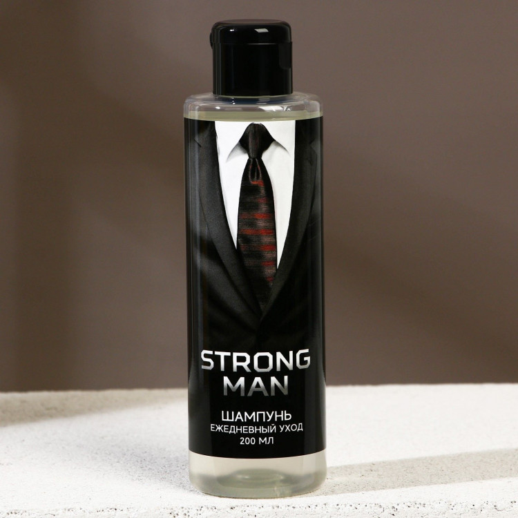 Шампунь для волос Strong Man с ароматом мужского парфюма - 200 мл. 