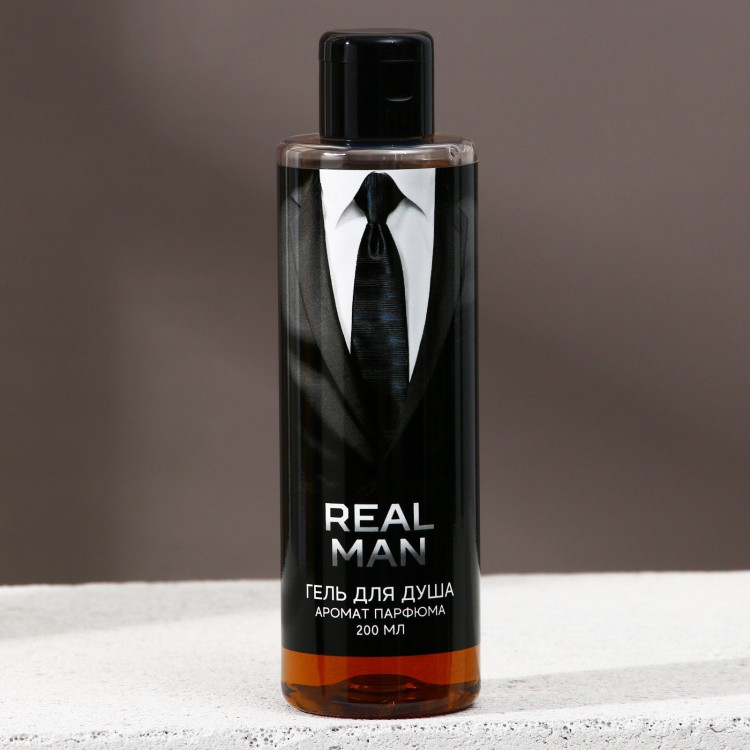 Гель для душа REAL MAN с аромат мужского парфюма - 200 мл. 