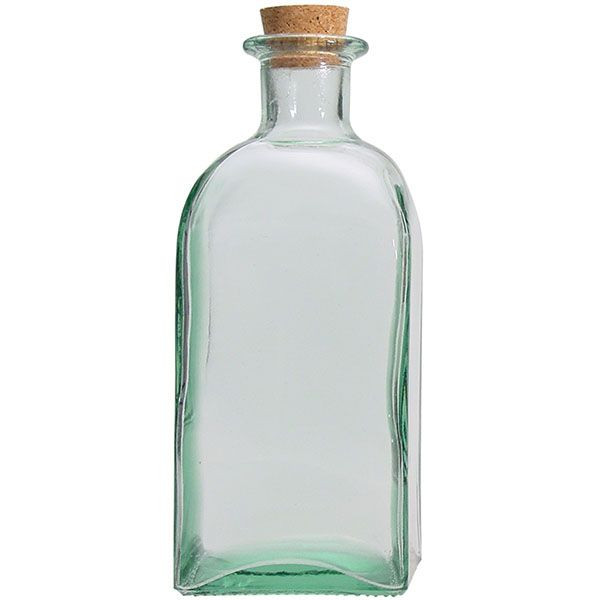 Бутылка с пробкой;стекло;1л;,H=230,L=83,B=83мм 