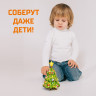 Новый год! Конструктор 3D «Ёлочка», со светодиодной гирляндой, 67 деталей